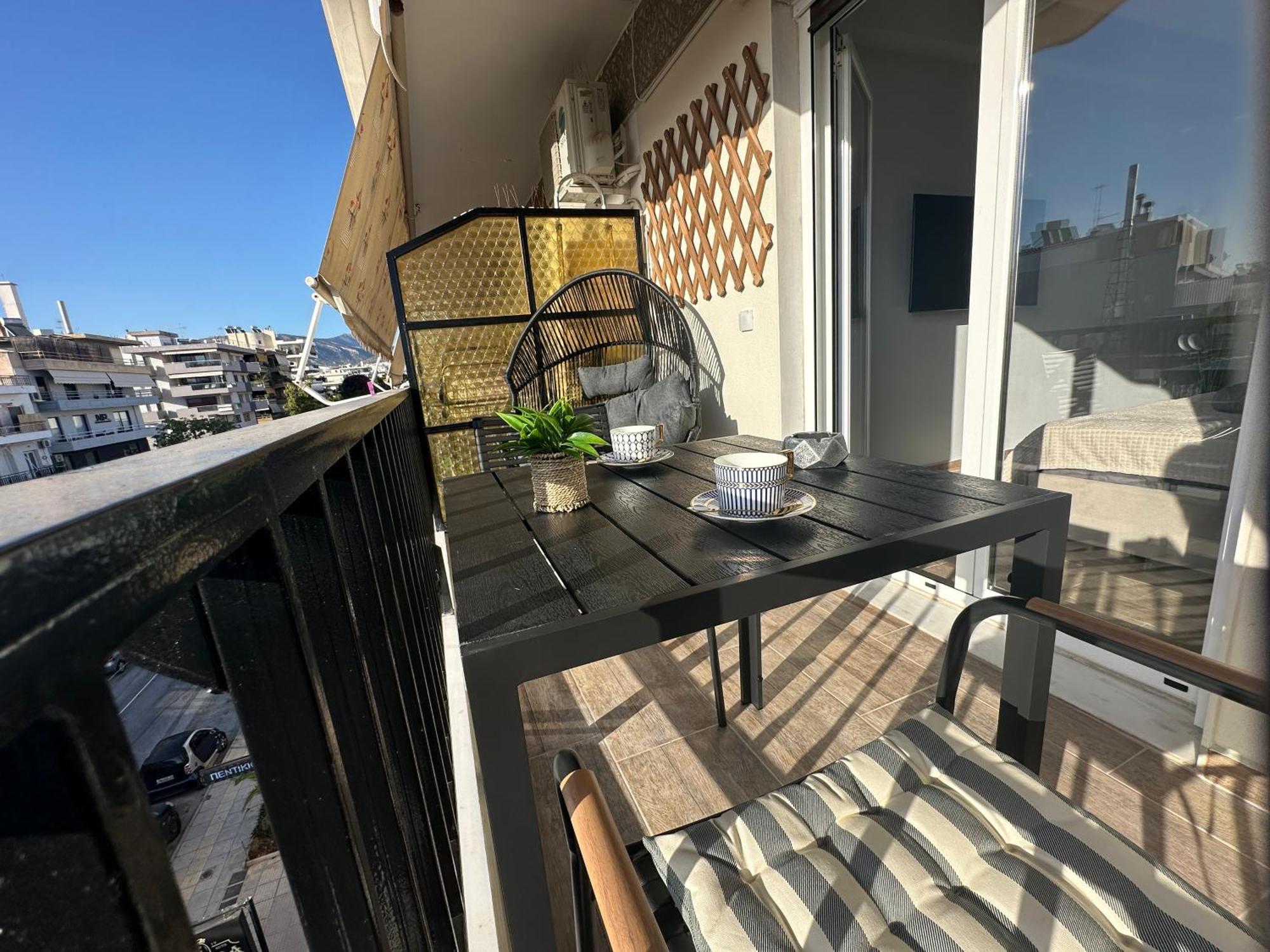 Glyfada Sunset Seaview Cozy Apartment A 아테네 외부 사진