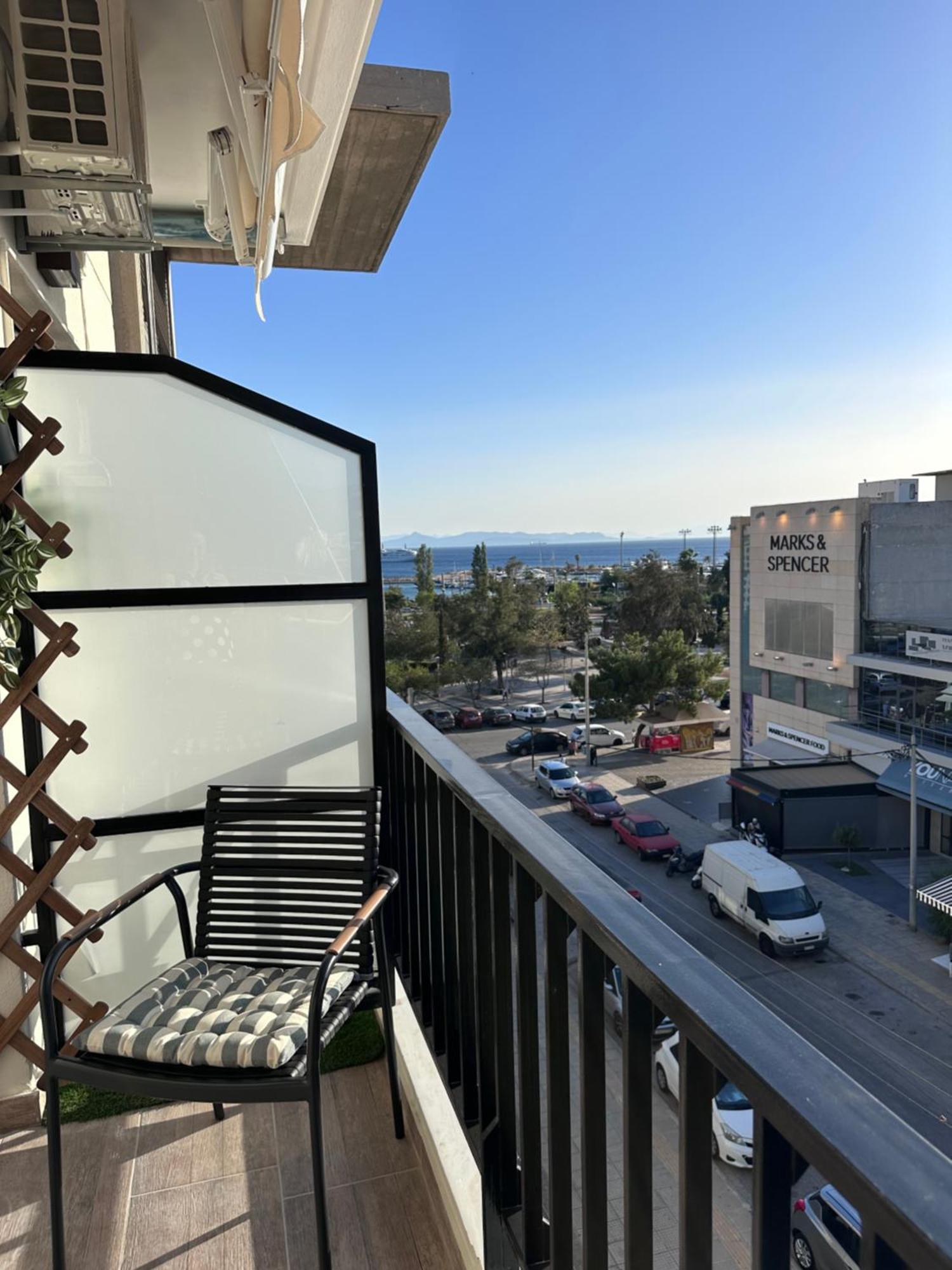 Glyfada Sunset Seaview Cozy Apartment A 아테네 외부 사진